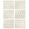 Wrapables Gold & Silver Foil Vines & Floral Nail Stickers - 2 of 4