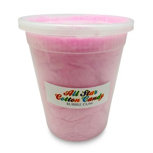 Cotton Candy Tubs – 2.6 oz – Assorted Carnival Flavors – Classic Spun Sugar Treat – 9 Flavor Options - 1 of 4