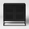 Glasgow Metal 2 Doors Cabinet Black - Threshold™ - image 4 of 4