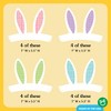 Big Dot of Happiness Easter Bunny Ears Headbands, Paper Easter Party Hats Craft, White Rabbit Ear Favors, DIY Spring Easter Decoration for Kids and - 4 of 4