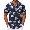 COOFANDY Men's Hawaiian Shirt Short Sleeve Casual Button Down Tropical Summer Beach Aloha Shirts - 4 of 4