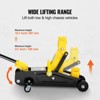 VEVOR Low Profile Floor Jack 1.5 Ton (3300 lbs), Heavy Duty Iron Hydraulic Racing Floor Jack, Hydraulic Car Jack (Yellow) - 4 of 4
