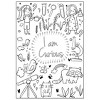 I Am Confident, Brave & Beautiful Coloring Book - Hopscotch Girls - image 4 of 4