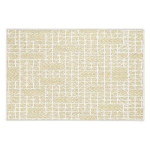 Sussexhome Hudson Collection Cotton Heavy Duty Low Pile Area Rug , 2' x 3' - 1 of 4