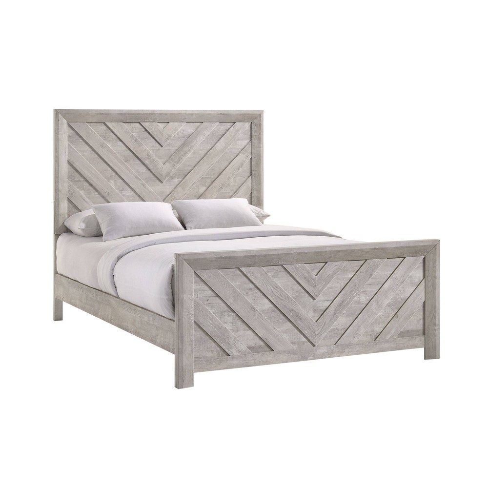 Photos - Bed Queen Keely Panel  White - Picket House Furnishings: Solid Wood & Rusti