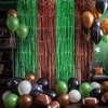 KatchOn, Large 13x8 Ft, Green and Brown Fringe Backdrop - Pack of 4 Football Streamers, Football Party Decorations - 3 of 4
