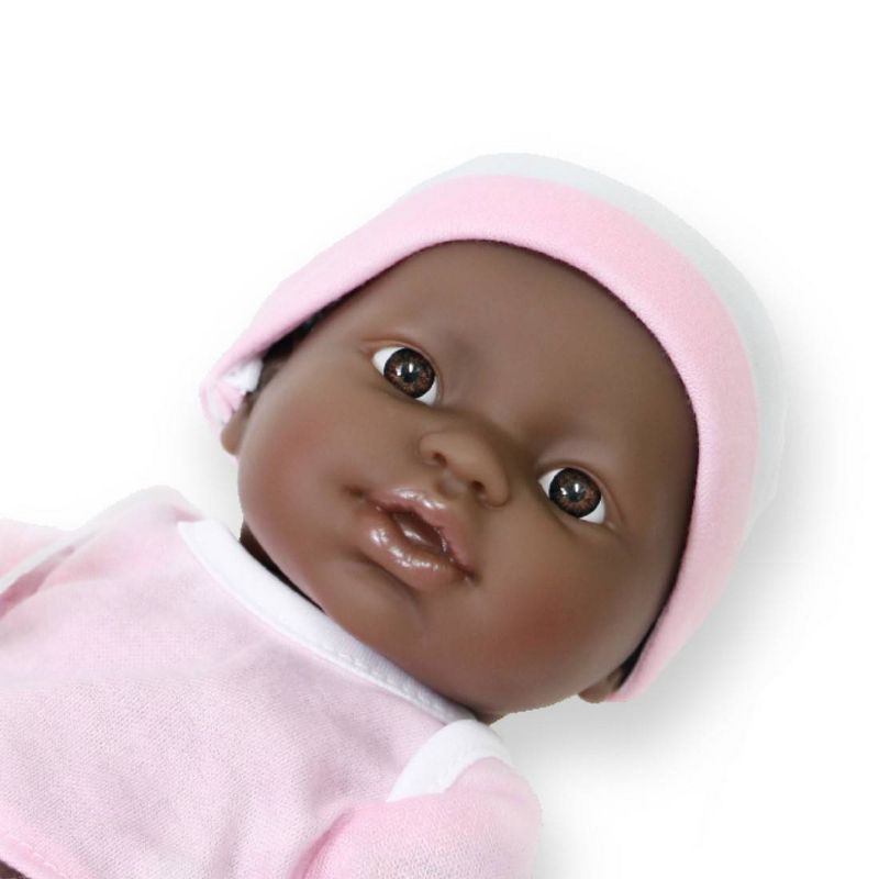 JC Toys La Newborn 12&#34; African American All Vinyl Nursery Gift Set Doll, 3 of 5