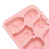 Unique Bargains Candy Mould 8-Cavity Tombstone Skull Candy Mould Hand Wash 7.8"x5.2"x0.91" 1 Pc - 4 of 4