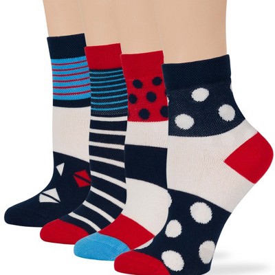 dark navy, blue, red, white (a64)