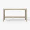 WestinTrends Malibu 55" All Weather HDPE Outdoor Patio Two Shelf Table - 4 of 4