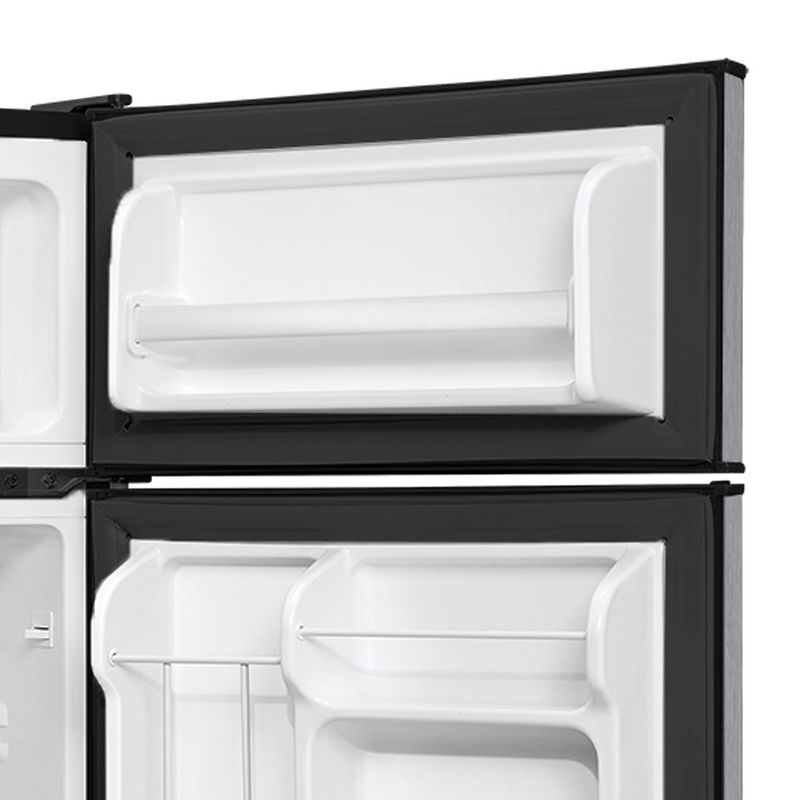 Impecca 3.1 Cu. Ft. Double-Door Refrigerators, Black, 5 of 7