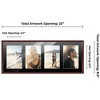 PosterPalooza | Brown Finish Collage Frame - Black Mat, 20 Frame Sizes to Choose From, UV Acrylic - 2 of 4