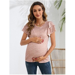 Maternity Tops Women's Flying Stylish T Shirt - 1 of 4