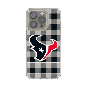 NFL AFC Teams Plaid Clear Cell Phone Case for Apple iPhone - 1 of 4