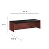 Modway Kinetic 49" Office Desk – Wall-Mount Floating Desk with Concealed Storage and Clean Lines - 3 of 4