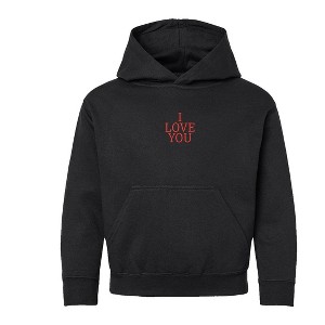 The Juniper Shop Embroidered I Love You Words Youth Graphic Hoodie - 1 of 3