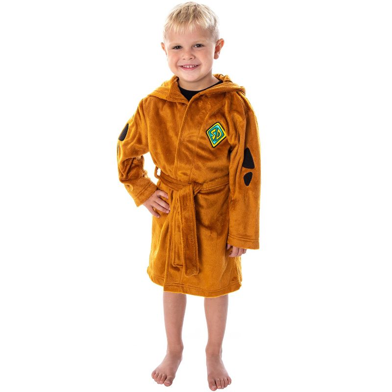 Scooby Doo Toddler Hooded Costume Robe Soft Plush w/ Ears, 5 of 6