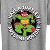 Women's - Teenage Mutant Ninja Turtles - Have A Turtley Awesome Holiday Short Sleeve Graphic T-Shirt - 2 of 4