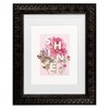 Trademark Fine Art Lisa Audit Obviously Pink 08 Matted Framed Art Frame - 2 of 4