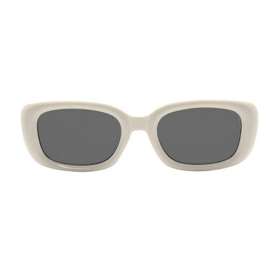 Women's Mid Size Plastic Rectangle Sunglasses - Wild Fable™ Ivory
