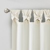 ChicFurnit Curtain Panel Twist Tab Lined for Stylish Window Coverage and Privacy, White, 84"*50"*0.13" - 2 of 4