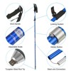 Unique Bargains Aluminum Alloy Collapsible Hiking Trekking Poles with Mud Baskets 2 Pcs - 4 of 4