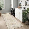 Washable Runner Rug 2x6 Runner Modern Non Slip Kitchen Rugs Geometric - 2 of 4