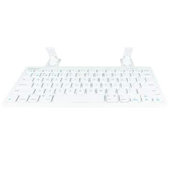 Macally Compact Mac Wireless Bluetooth Keyboard Built-In Kick Stand