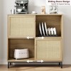 Coffee Bar Cabinet, Sideboard Cabinet with Sliding Door, Buffet Cabinet with 4 Storage Organizer for Living Room, Kitchen, Dining Room - 4 of 4