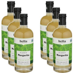 Hella Cocktail Margarita Mix Premium - Case of 6 - 25.4 fl oz. - 1 of 2