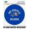 UNC Asheville Bulldogs Logo Automotive Car Window Locker Circle Bumper Sticker - 2 of 4