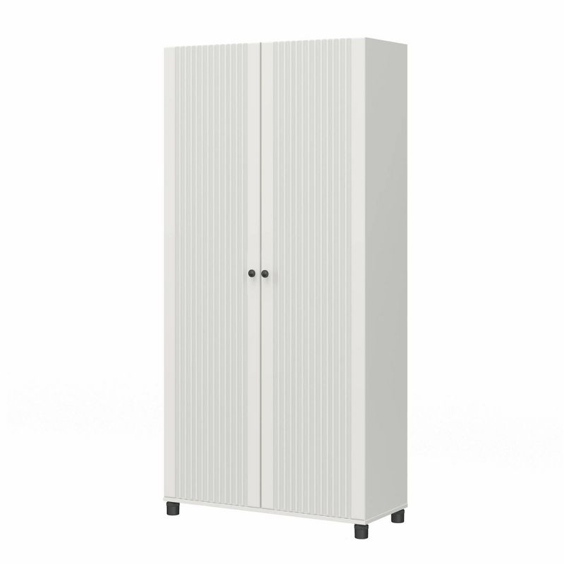 2 Door Boost Fluted Storage Cabinet White - Room & Joy, 1 of 12