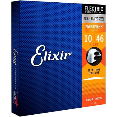 Elixir Electric Guitar Strings with NANOWEB Coating, Light (.010-.046)