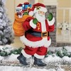 Collections Etc Santa Claus with Gift Sack Outdoor Christmas Stake - 2 of 2