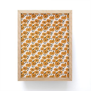 alison janssen Boho Poppies Framed Mini Art Print - Society6 - 1 of 3
