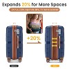 Vynxaria 4-Piece Luggage Set (14/20/24/28in) PP Hardshell Lightweight Durable Expandable Suitcase with TSA Lock & 360¡ã Spinner Wheels - 2 of 4