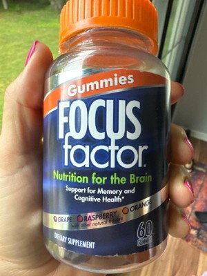 Focus Factor Brain Health Gummy - 60ct : Target