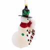 De Carlini Italian Ornaments 6.75 In Candy Cane Charlie Christmas Tree Ornament , Christmas Decor Snowman Ornament Mgd (1PC) - 4 of 4