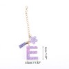 Unique Bargains Star Sequin Letter E Flower Tassel Water Cup Pendant Purple 1 Pc - 2 of 4