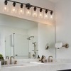 BAOURE Modern Vanity Light, Bathroom Light Fixtures for Expansive Bathrooms, Wall Lamp with Clear Glass for Mirror, Living Room - 2 of 4