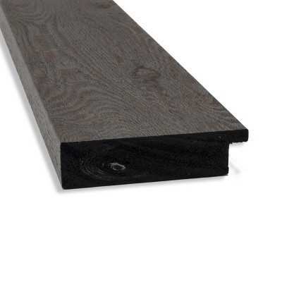Rustic Plank Grey Framed Natural Cork Bulletin Board, 23" x 17"