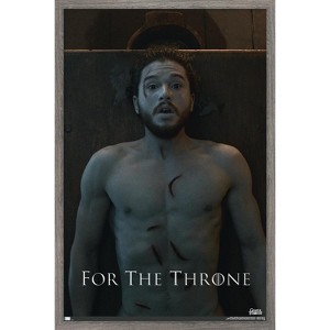 Trends International Game of Thrones - Jon Snow Framed Wall Poster Prints - 1 of 4