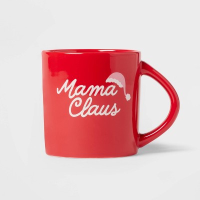 16oz Stoneware Christmas Mama Claus Mug - Wondershop™