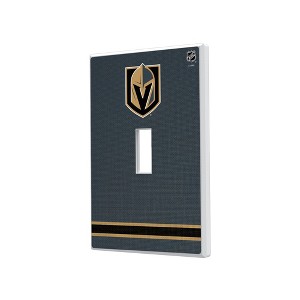 NHL Western Conference Teams Stripe Hidden-Screw Light Switch Plate for Single Toggle - 1 of 4