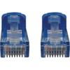 Tripp Lite Cat6a 10G Ethernet Cable, Snagless Molded UTP Network Patch Cable RJ45 Male, Blue, 10 ft. (N261010BL) - 3 of 4