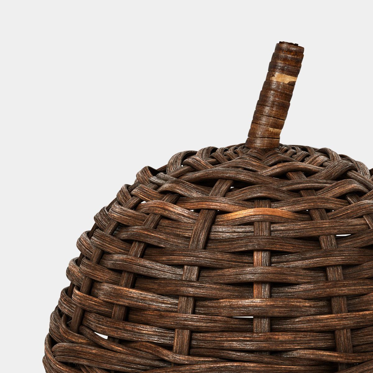 Dark Woven Fall Pumpkin - Threshold™ - thumbnail 4