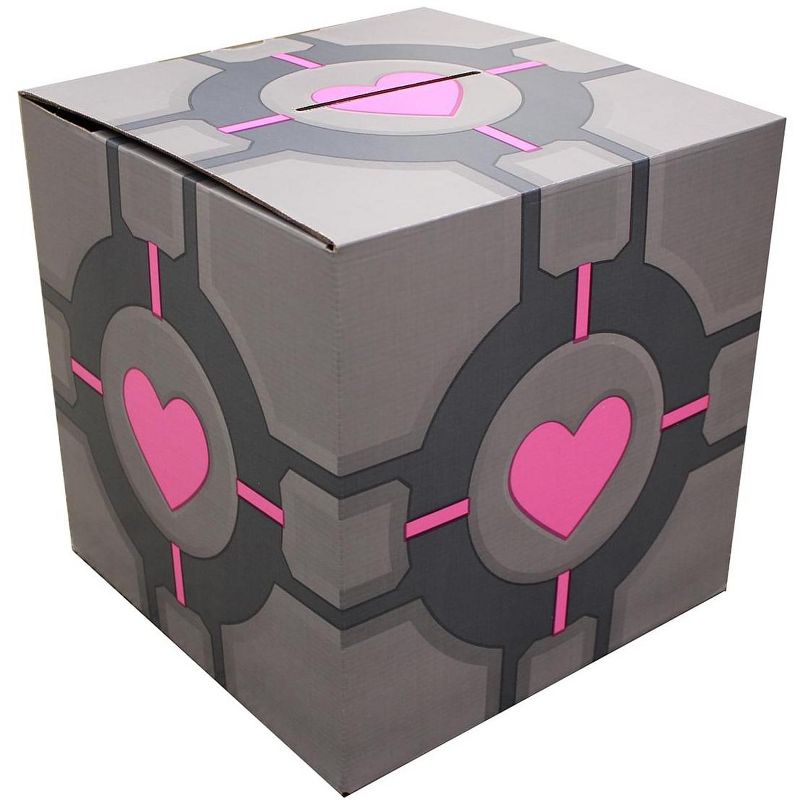 Toynk Portal Companion Cube 9x9x9 Empty Flat Gift Box, 1 of 2