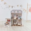 Olivia's Little World Farmhouse 2-Story Wooden Doll House for 12" Dolls - 4 of 4