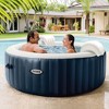 INTEX PureSpa Plus 4 Person Portable Inflatable 77" Round Outdoor Bubble Jet Spa Hot Tub with 8 Type S1 Easy Set Spa Filter Replacement Cartridges - 3 of 4