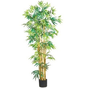 Artificial Silk Tree - 60" Indoor Faux Tree - Realistic Fake Plant Décor - Home Office Living Room - 1 of 1